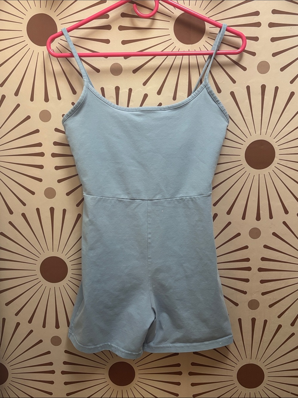 Madewell Light Blue Women's Cami Romper - Medium
